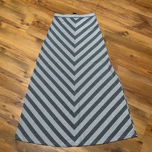 A-Line Chevron Maxi Skirt from Wet Seal:Women’s Size Medium